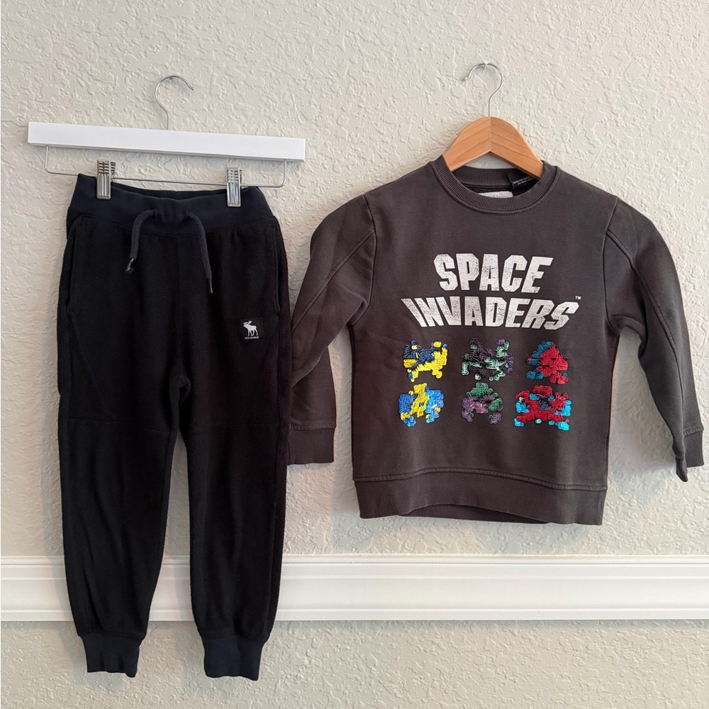 Zara + Abercrombie Boys Cozy Outfit Bundle – Size 5/6/7- great condition